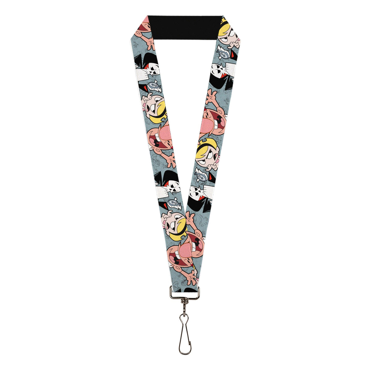 Lanyard - 1.0" - The Grim Adventures of Billy & Mandy Group Pose Gray