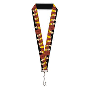 Lanyard - 1.0" - Johnny Bravo Pose Turns Browns