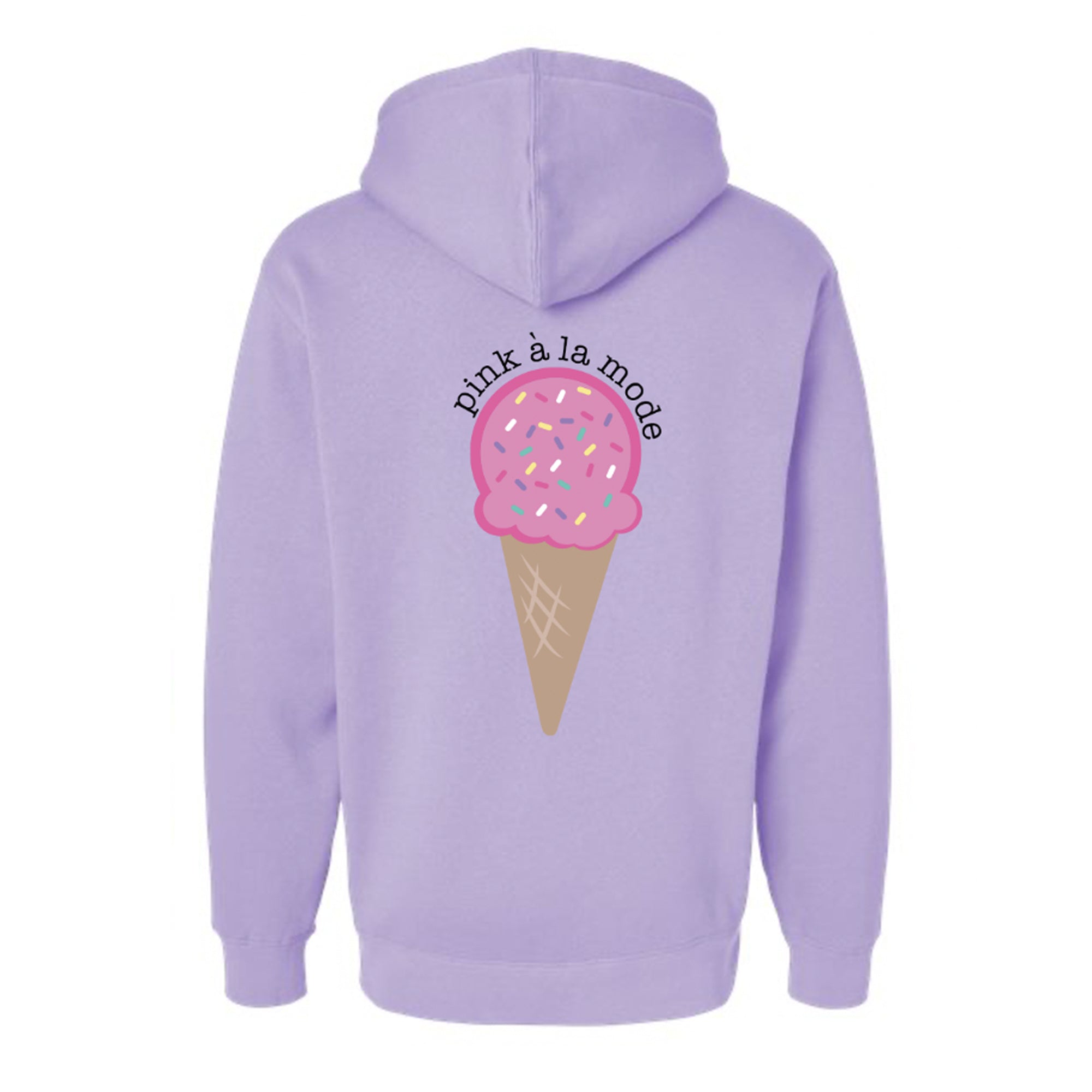 Pink a la Mode Hoodie - Lavender