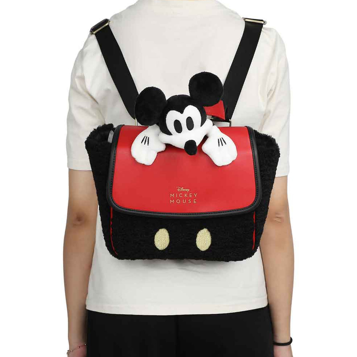 Disney Mickey Mouse Peek-A-Boo Convertible Mini Backpack