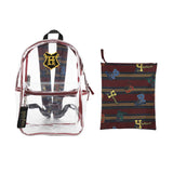 Harry Potter Hogwarts Clear Backpack & Laptop Sleeve