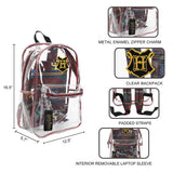 Harry Potter Hogwarts Clear Backpack & Laptop Sleeve