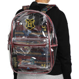 Harry Potter Hogwarts Clear Backpack & Laptop Sleeve