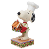 Jim Shore - Peanuts Snoopy with Gingerbread House Figurine