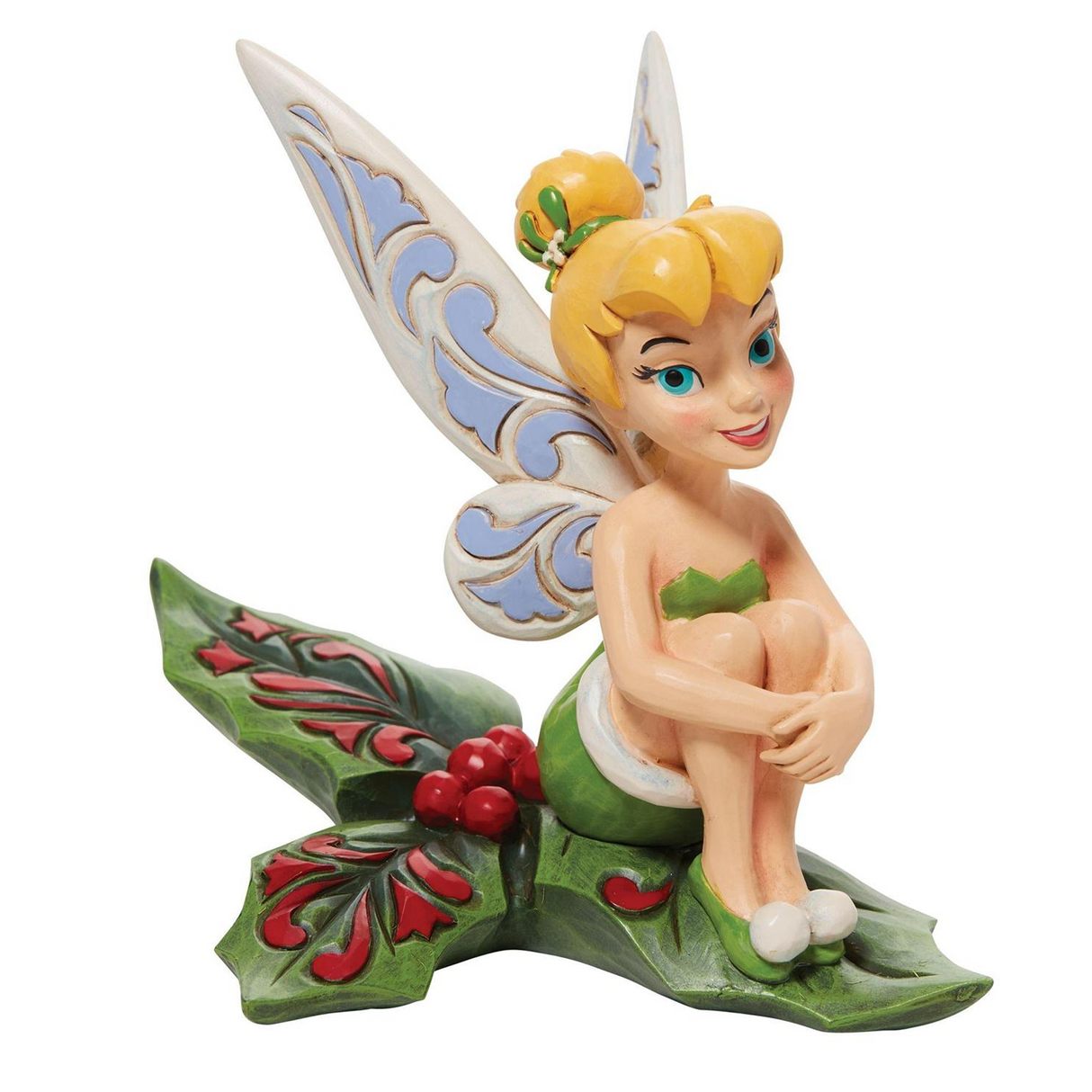 Disney Traditions - Tinker Bell Sitting on Holly Figurine