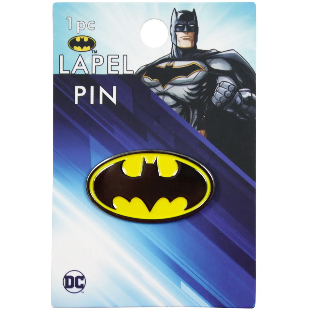 Batman - Yellow and Black Logo Enamel Pin