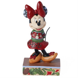 Disney Traditions - Minnie Mouse in Christmas Sweater Figurine