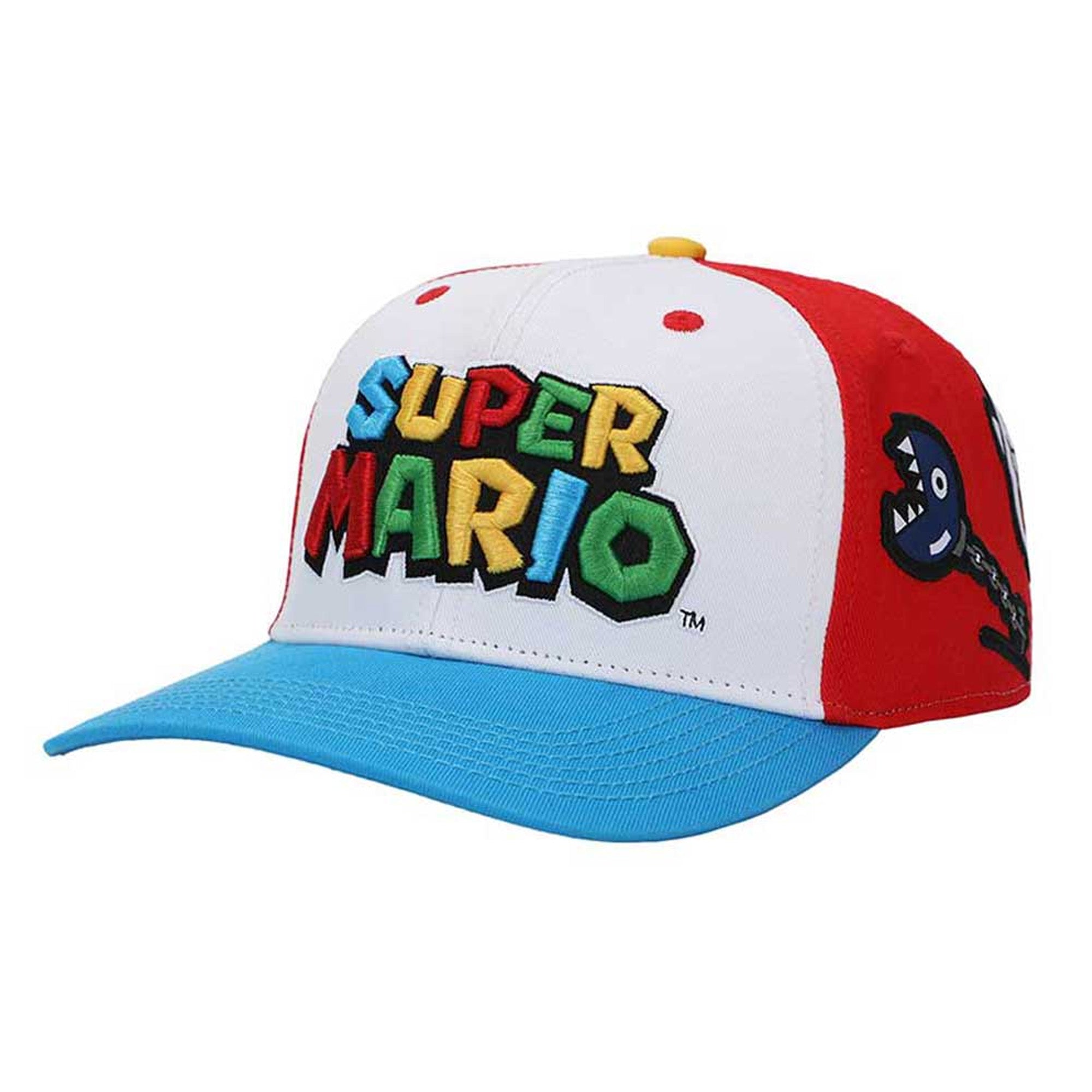 Super Mario Icons Youth Pre-Curved Bill Snapback