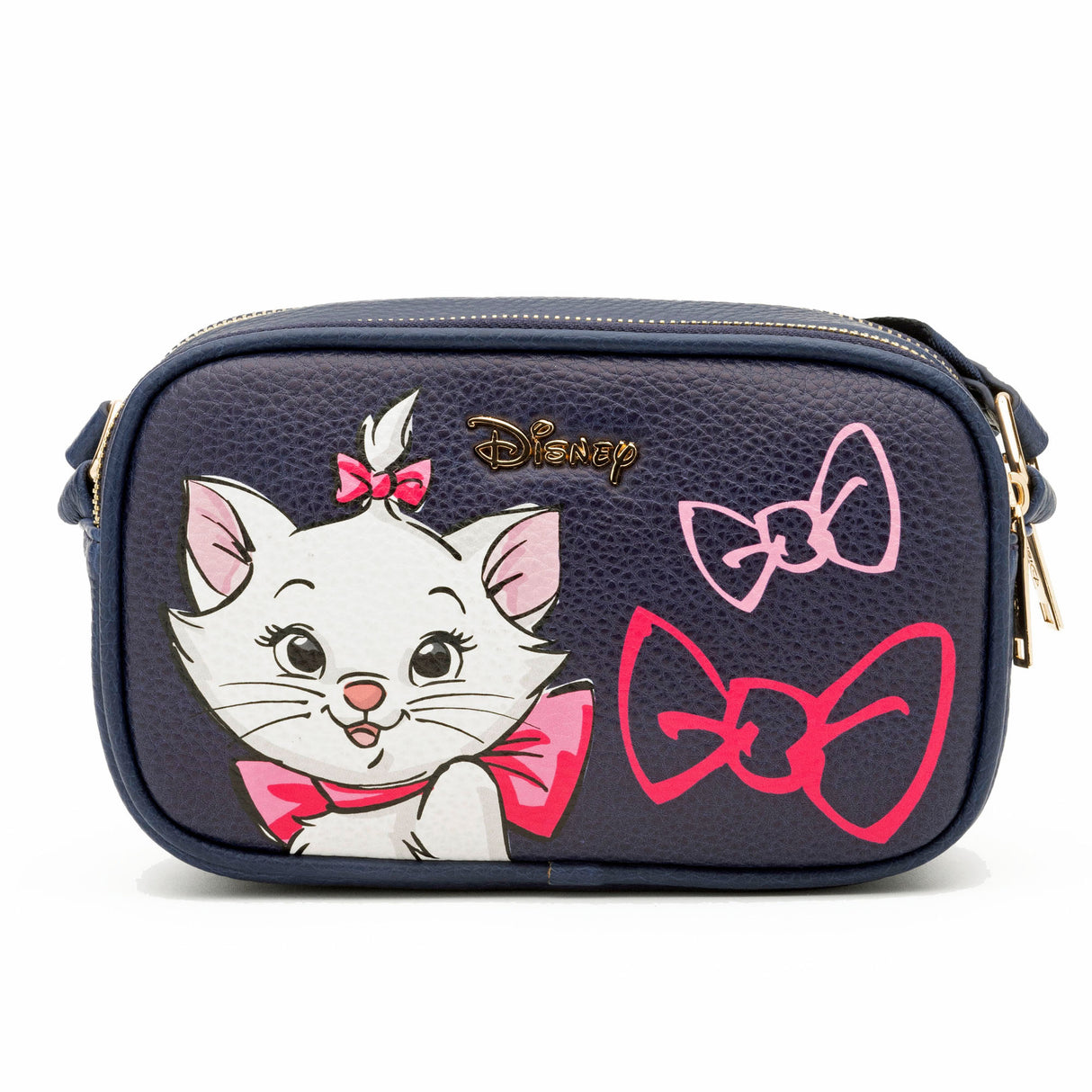 Disney Marie Double Zipper Crossbody Bag