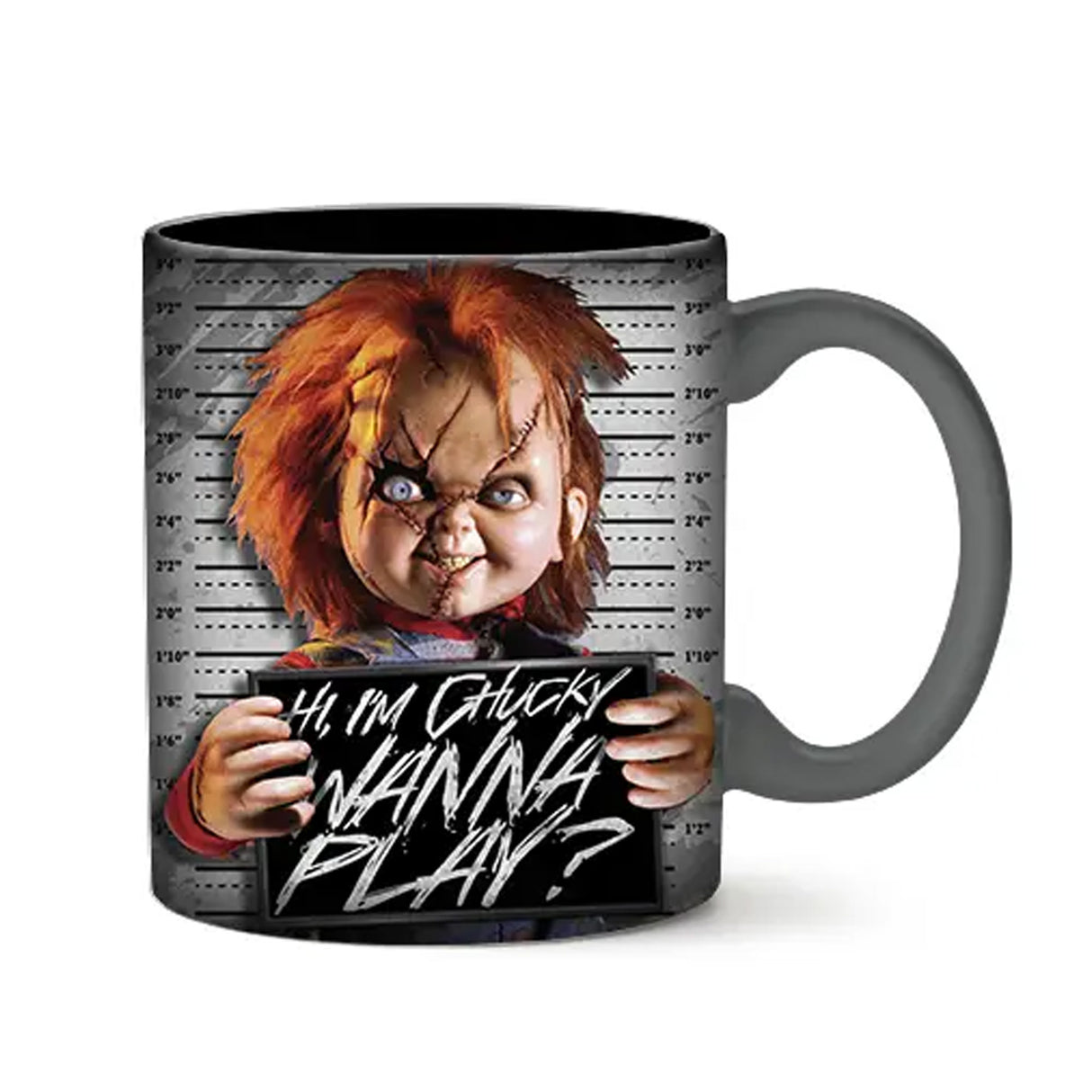 Chucky Mugshot Wanna Play 20oz. Ceramic Mug