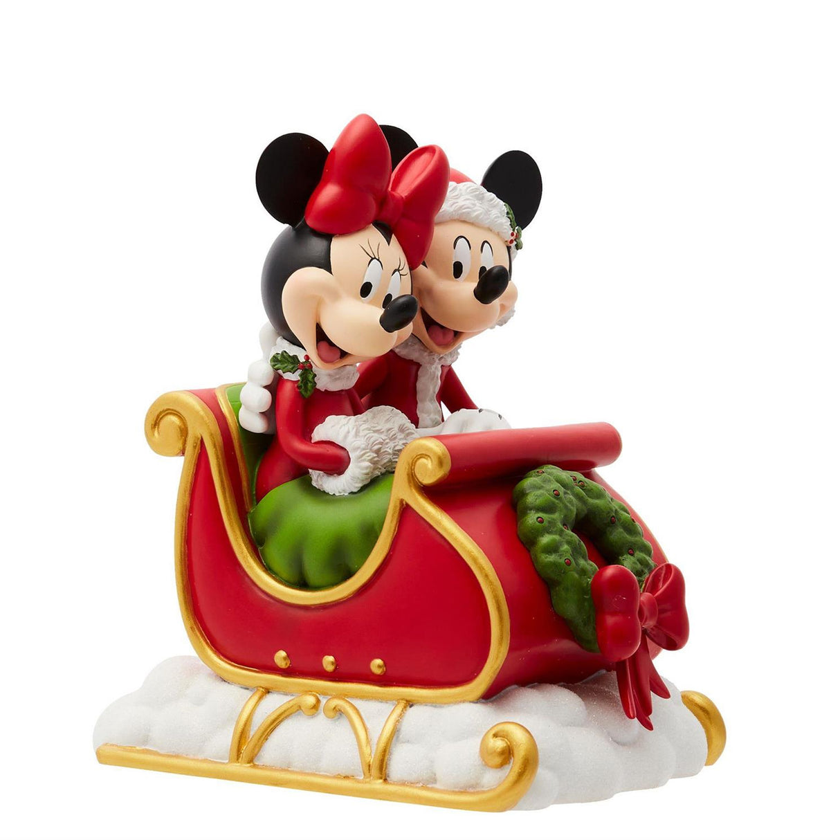 Disney Showcase - Holiday Mickey and Minnie in Sleigh Figurine