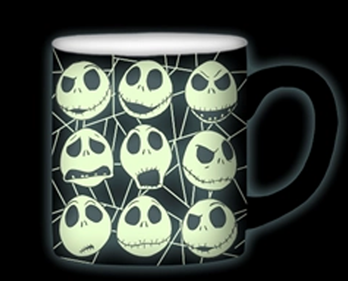 Nightmare Before Christmas Glow in the Dark Jack Mug