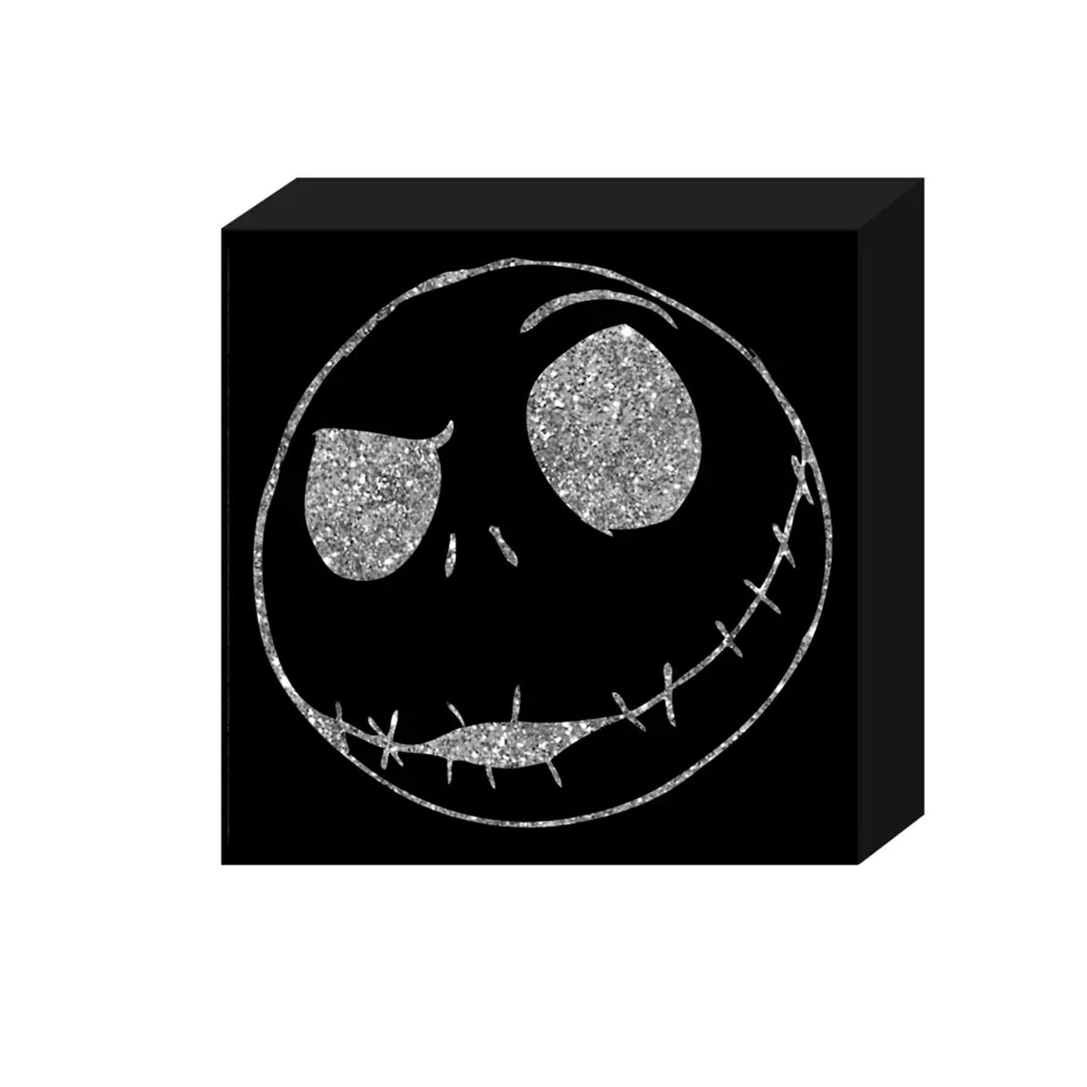 Nightmare Before Christmas Jack Face  Glitter Box Wall Sign