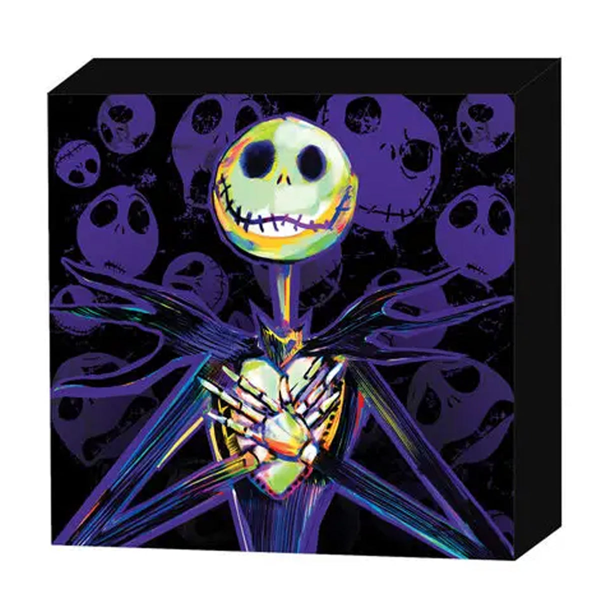 Nightmare Before Christmas Cross Heart Box Wall Sign