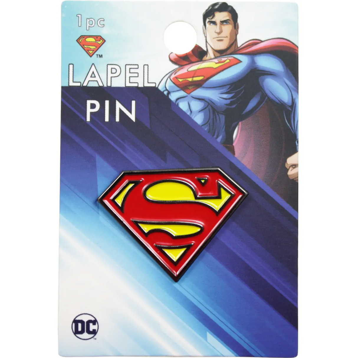 Superman - Classic Shield Logo Enamel Pin