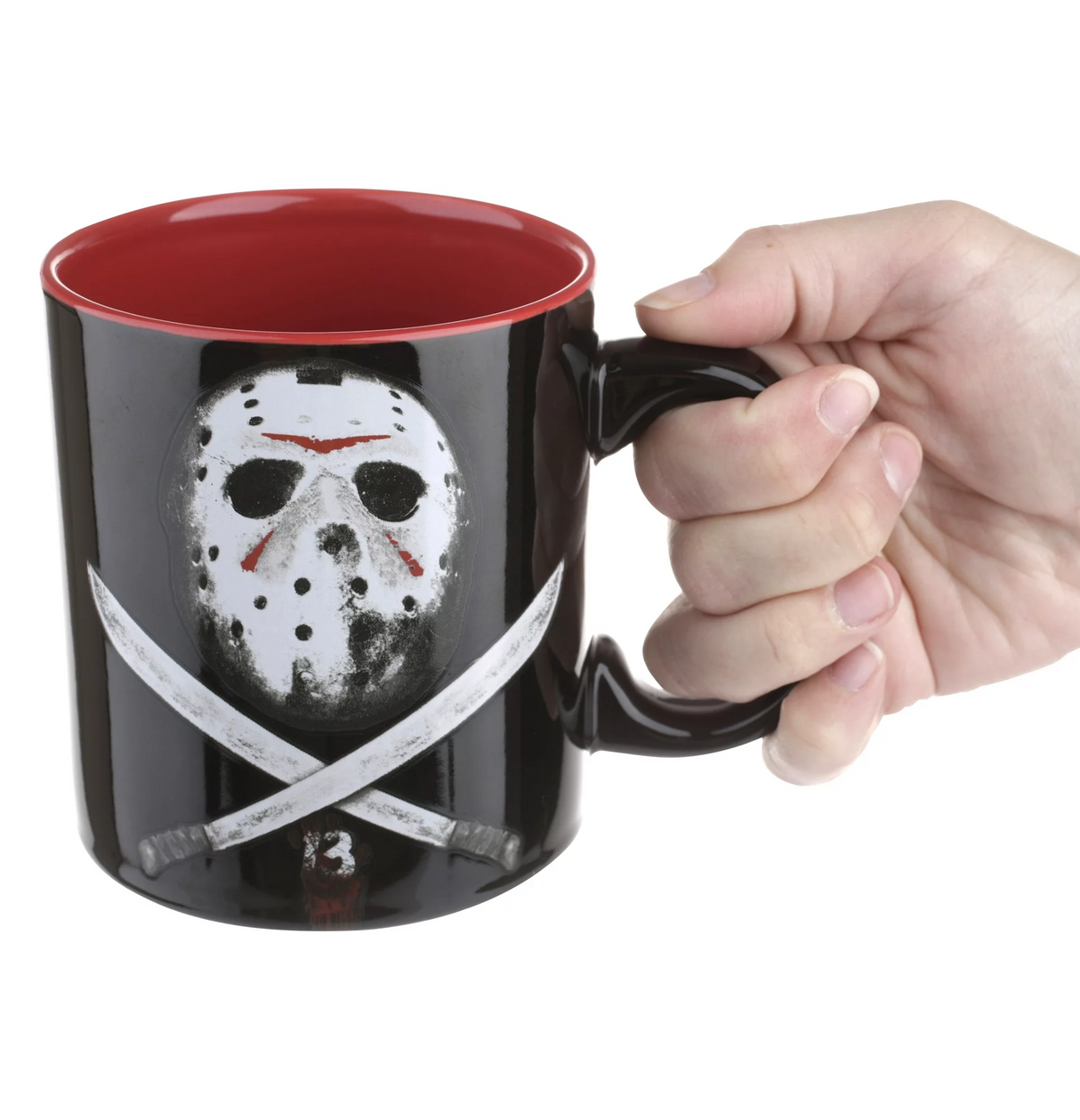 Friday the 13th Mask and Knives Ceramic Mug