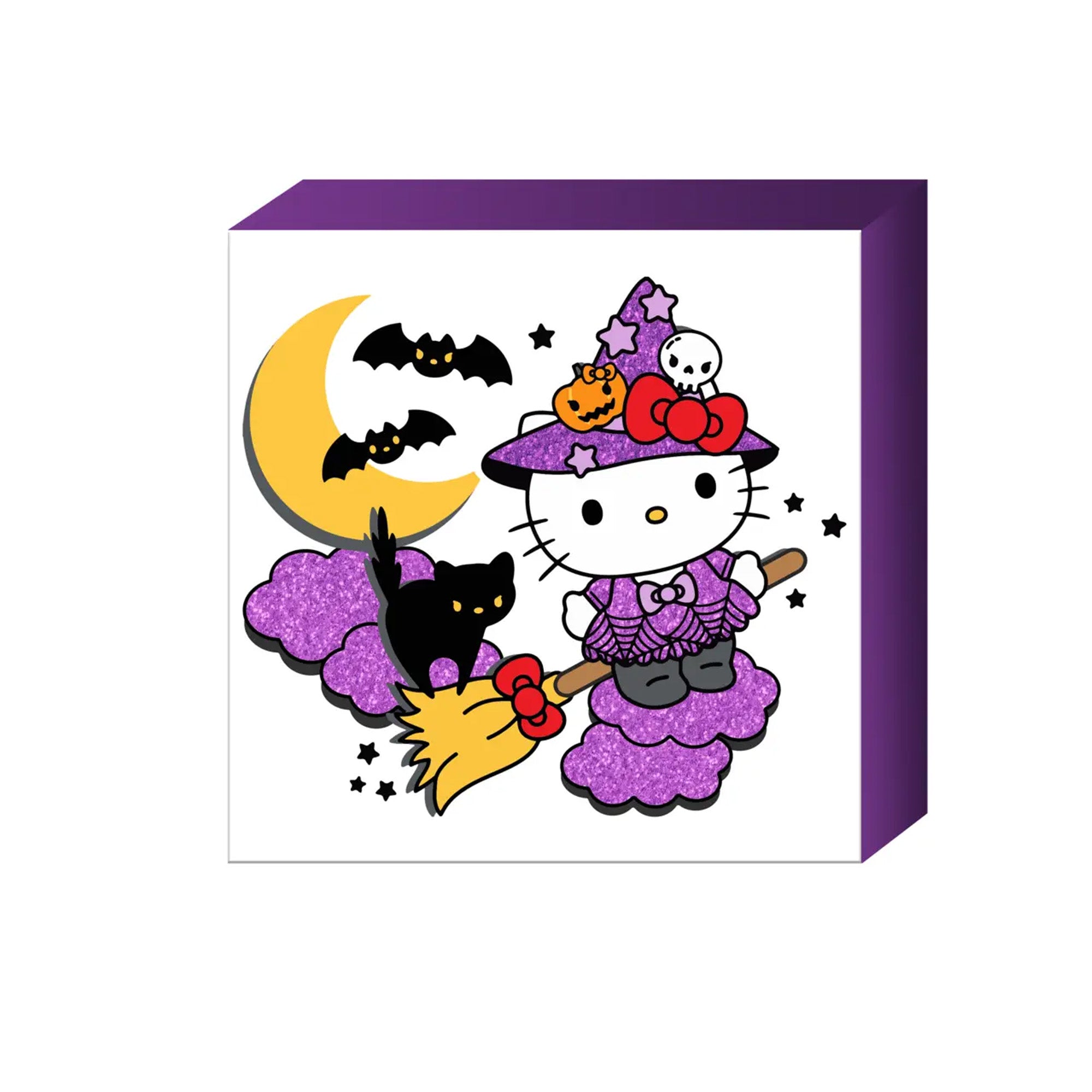 Hello Kitty Witch 6" X 6" X 1.5" Box Wall Sign