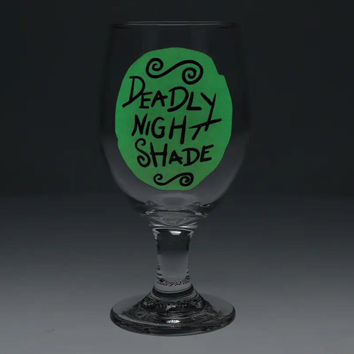 Nightmare Before Christmas Glow in the Dark Glass