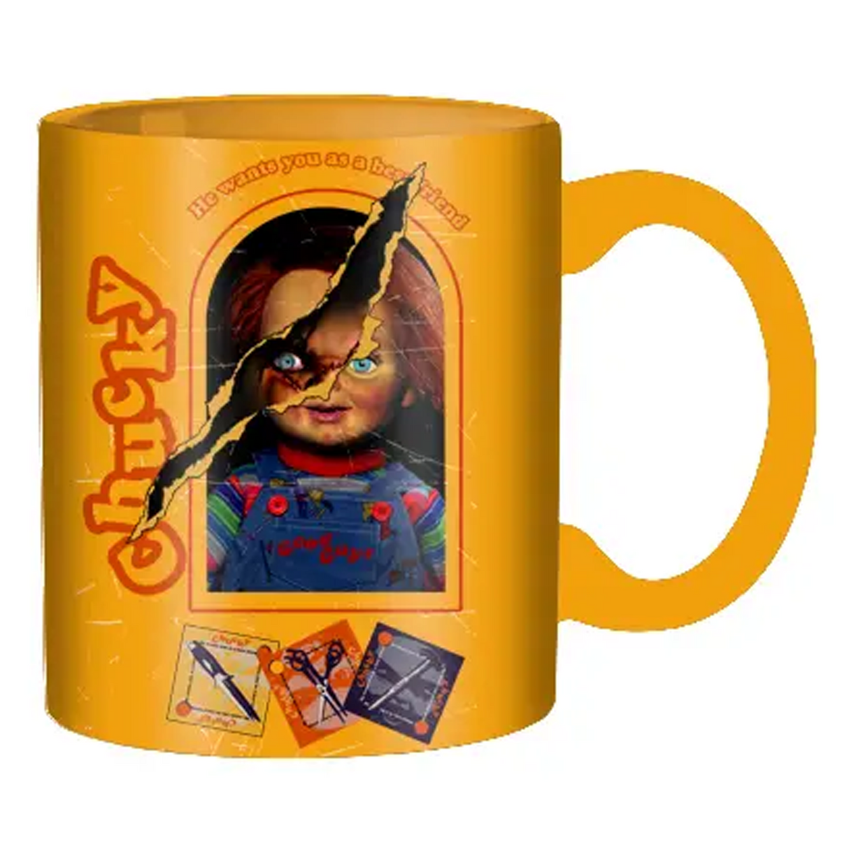 Chucky Ripped Package 20oz Ceramic Mug