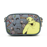 Disney Oogie Boogie Double Zipper Crossbody Bag