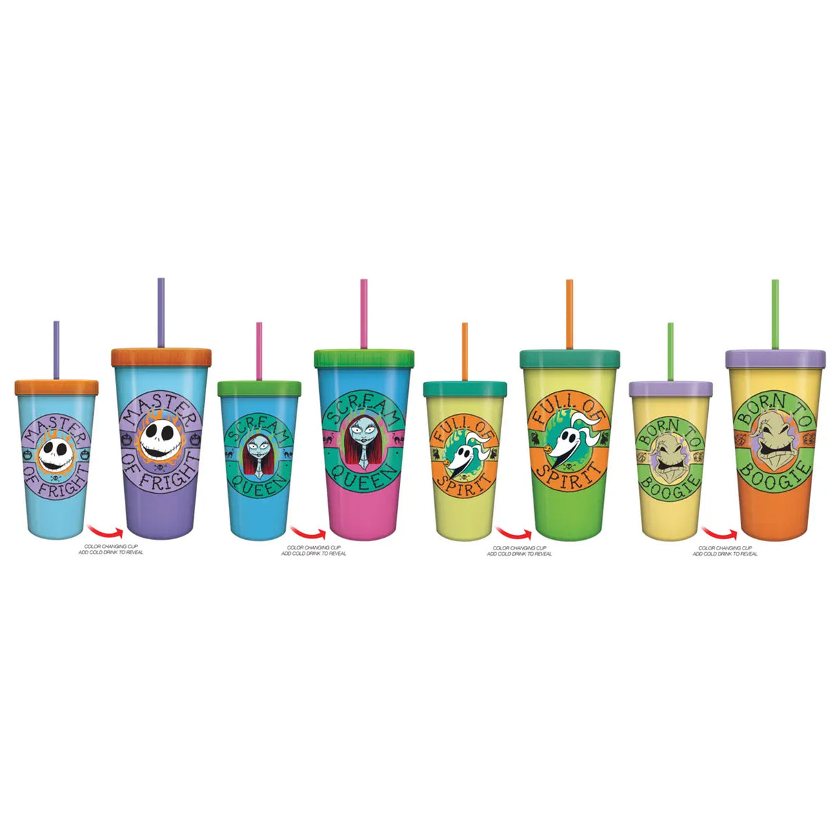 Nbc Character Face 24oz 4 Pack Color Change Plastic Tumblers