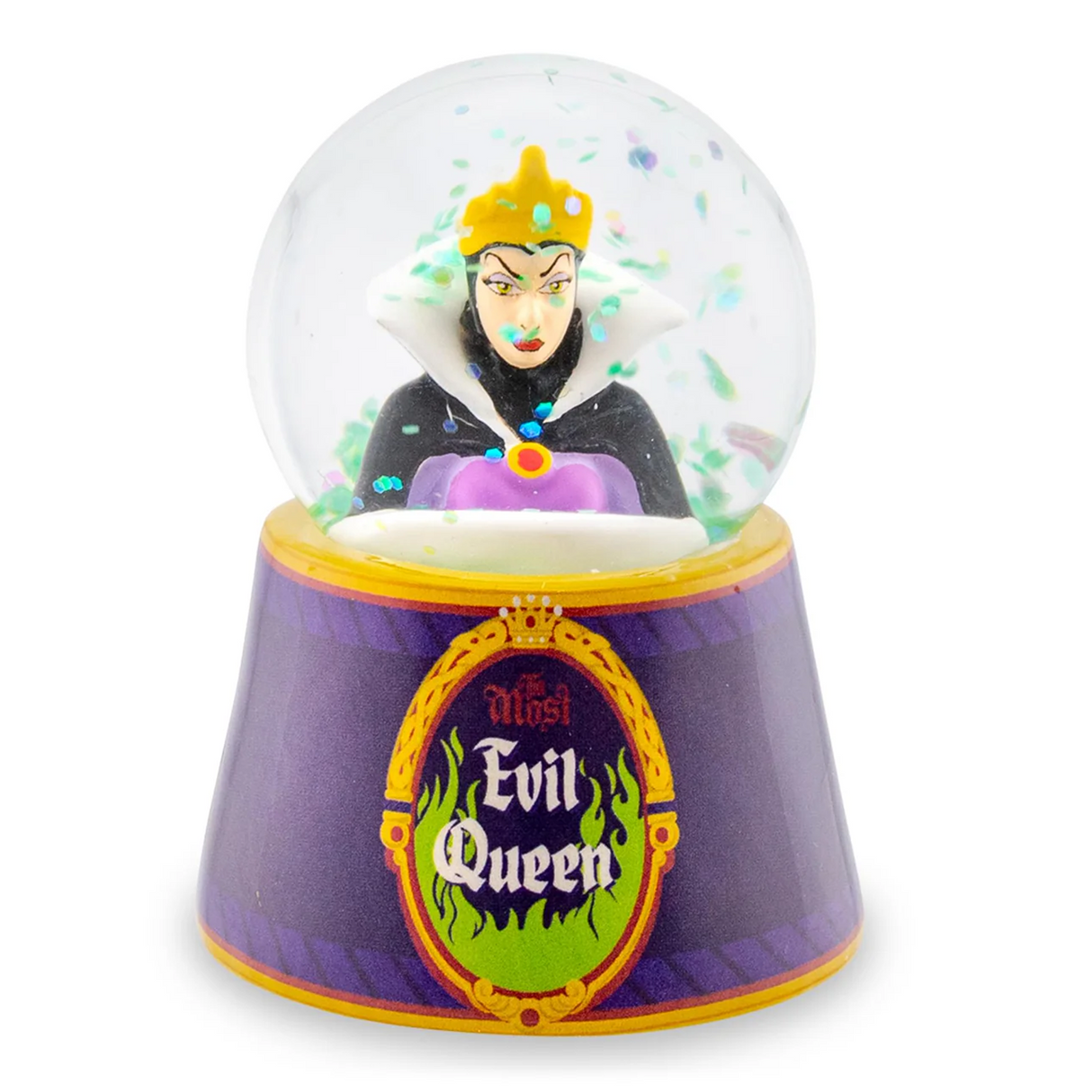 Disney Evil Queen "MIRROR, MIRROR" Mini Light Up Snow Globe