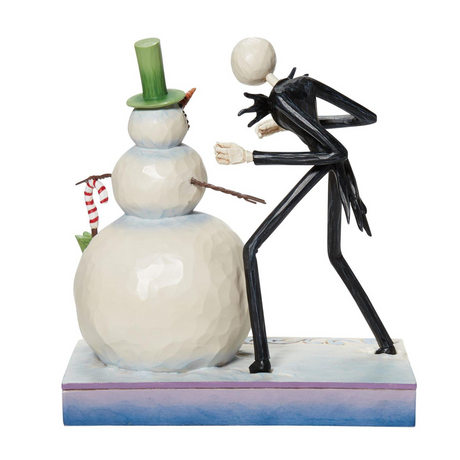 Disney Traditions - Jack with Snowman Figurine