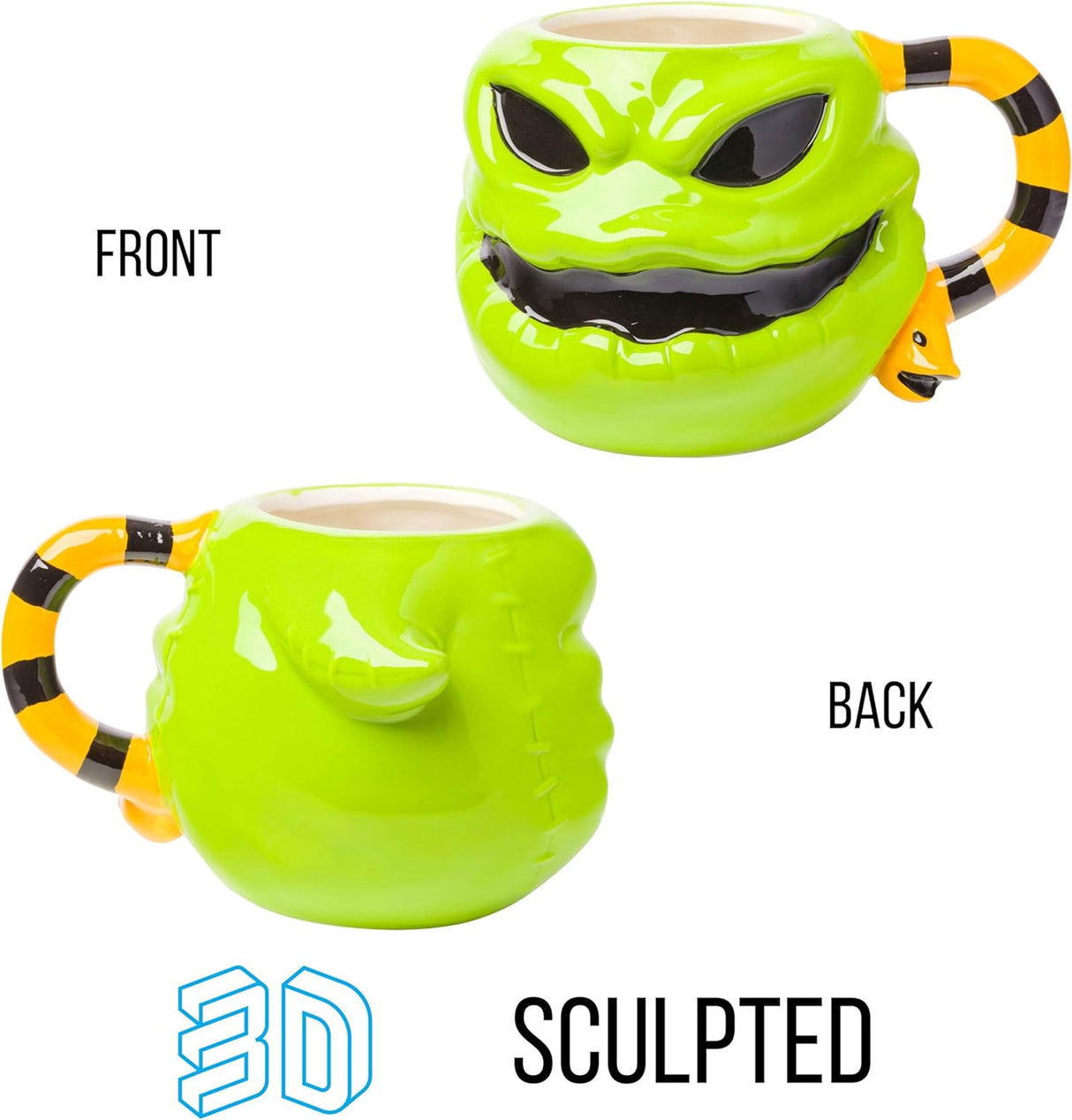 Nightmare Before Christmas Oogie Boogie Ceramic Sculpted Mug