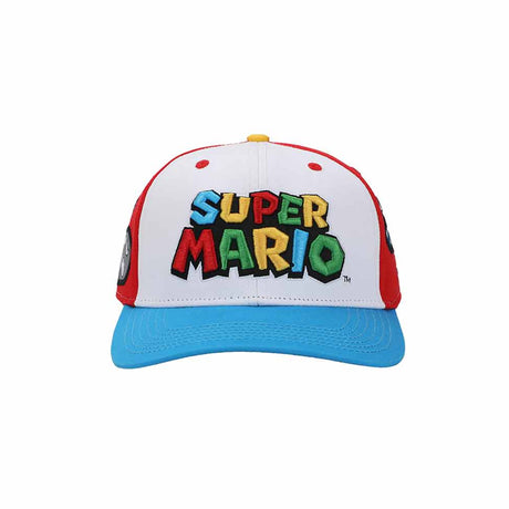 Super Mario Icons Youth Pre-Curved Bill Snapback