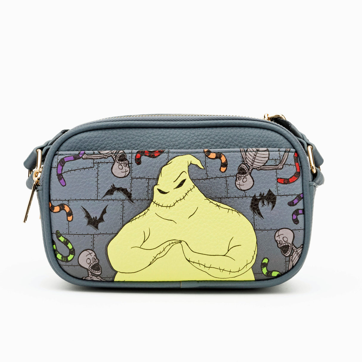 Disney Oogie Boogie Double Zipper Crossbody Bag