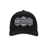 Beetlejuice Embroidered Logo Pre-Curved Bill Snapback