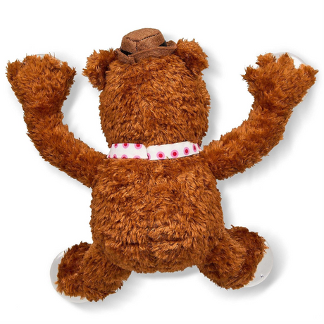 The Muppets -Fozzie Bear Plush with Suction Cups