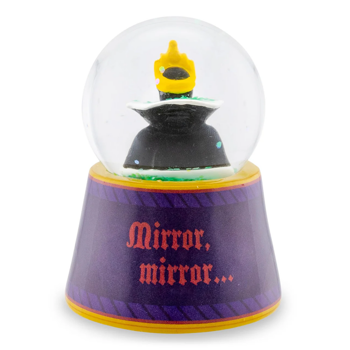 Disney Evil Queen "MIRROR, MIRROR" Mini Light Up Snow Globe