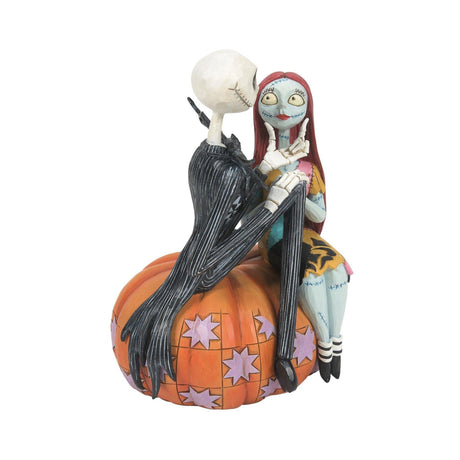 Disney Traditions - Jack & Sally on Pumpkin figurine