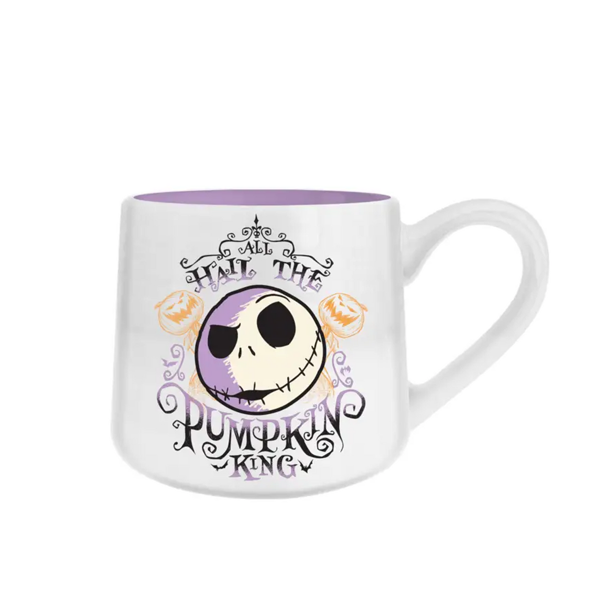 Nightmare Before Christmas "Hail the Pumpkin King" Tapered Pottery Mug