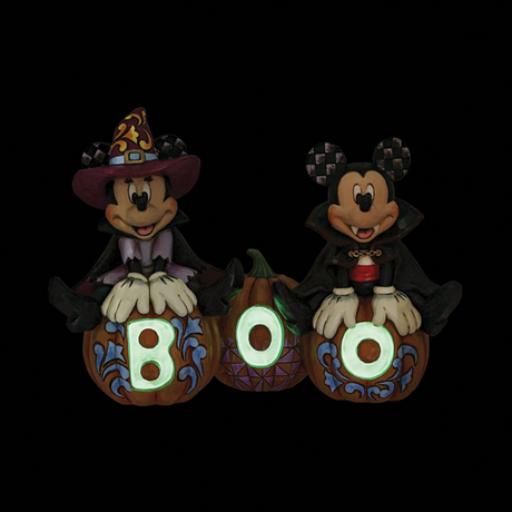 Disney Traditions - Mickey & Minnie Halloween Figurine