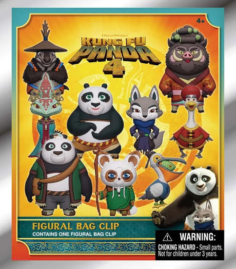 Kung Fu Panda 4 3D Foam Bag Clip