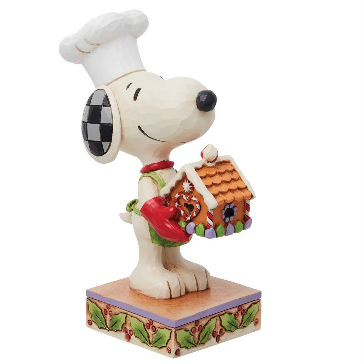 Jim Shore - Peanuts Snoopy with Gingerbread House Figurine