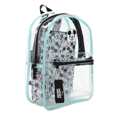 Disney Mickey Mouse Clear Backpack & Laptop Sleeve