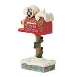 Jim Shore - Peanuts Snoopy & Woodstock in Mailbox Figurine