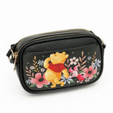 Disney Winnie the Pooh Double Zipper Crossbody Bag