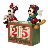 Disney Traditions - Mickey & Minnie Countdown Block Figurine