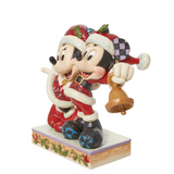 Disney Traditions - Mickey & Minnie Santas Figurine