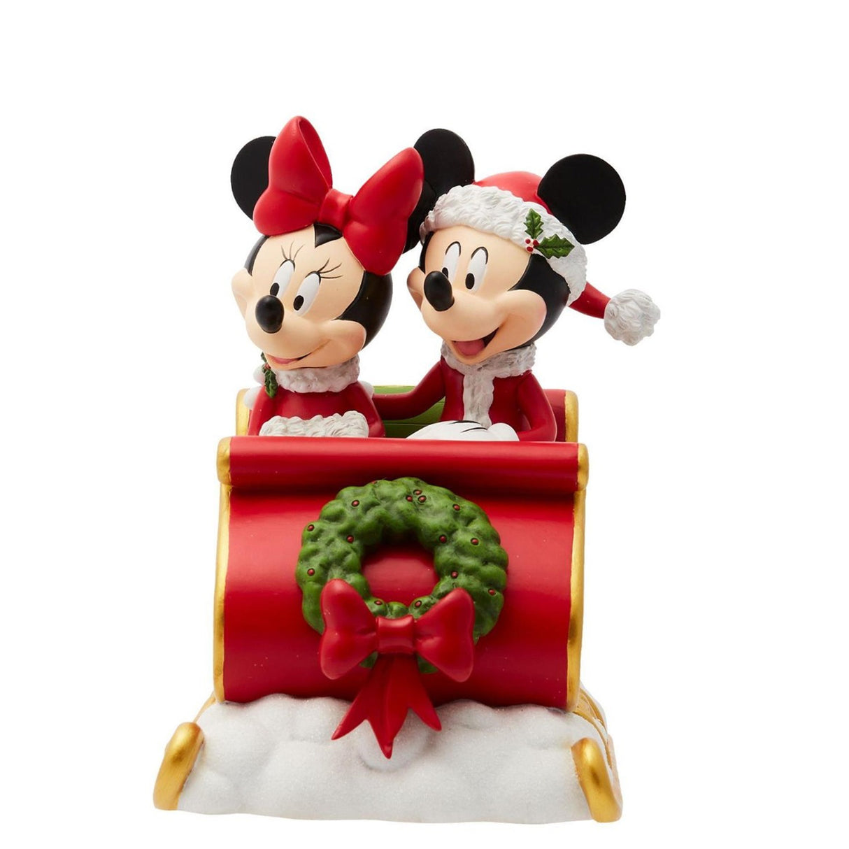 Disney Showcase - Holiday Mickey and Minnie in Sleigh Figurine