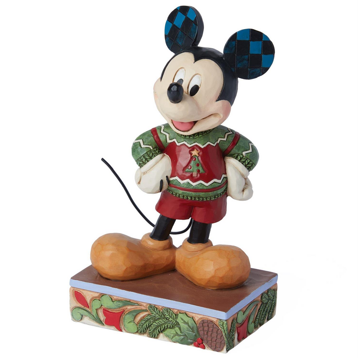 Disney Traditions - Mickey Christmas Sweater Figurine