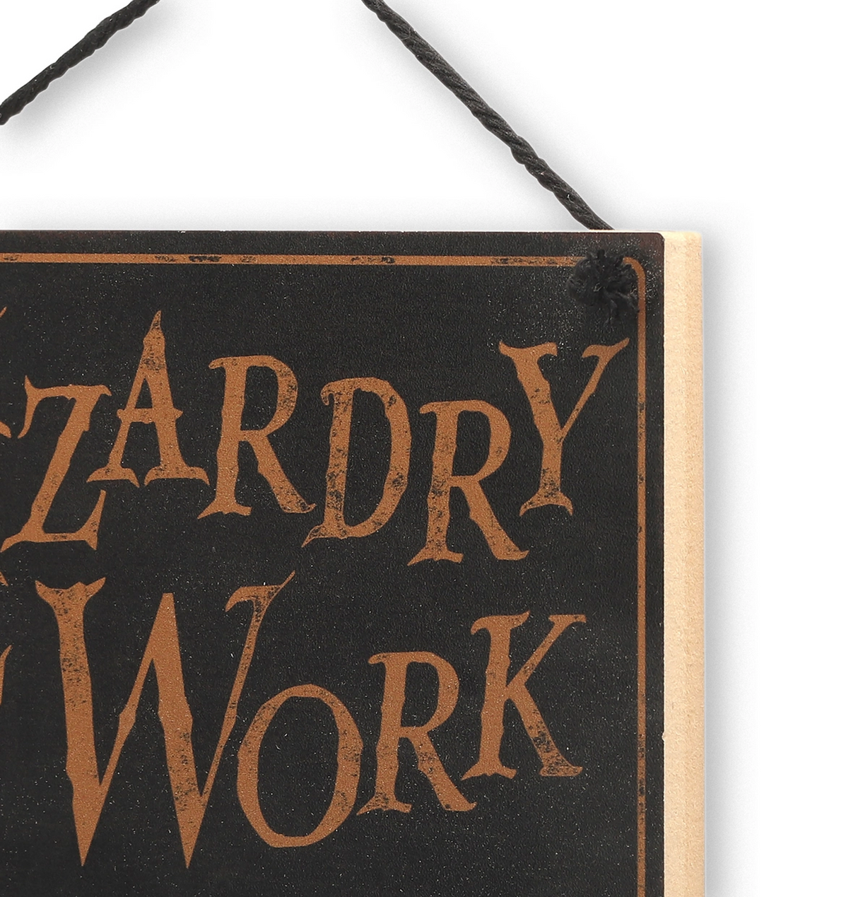 Wizards Welcome Double Sided Wall Decor with Hanger