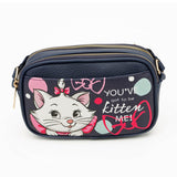 Disney Marie Double Zipper Crossbody Bag