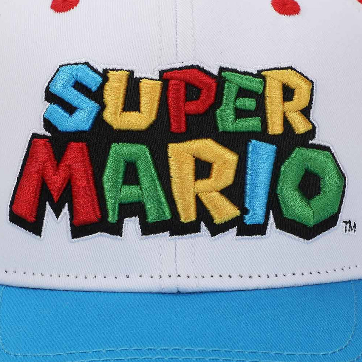 Super Mario Icons Youth Pre-Curved Bill Snapback