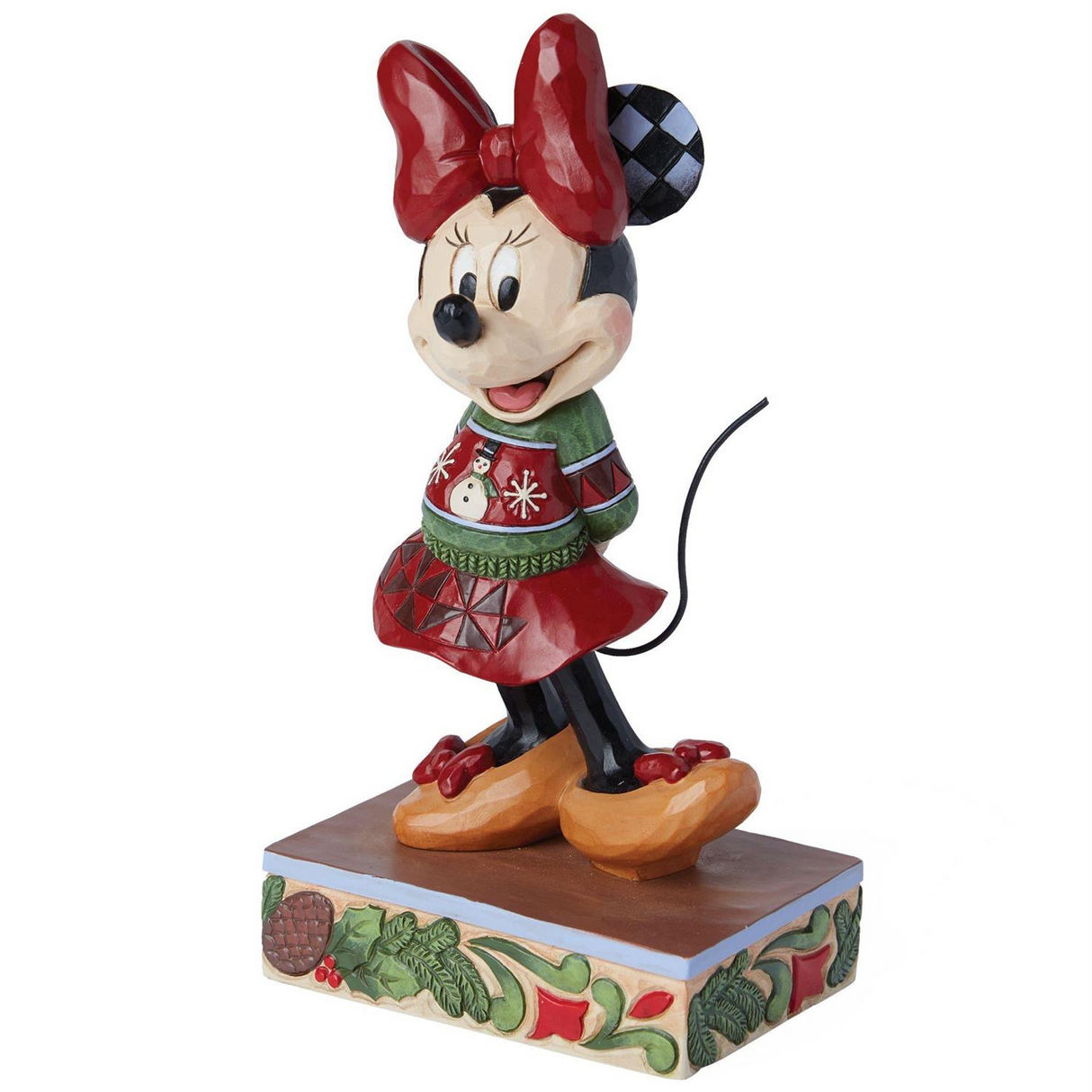 Disney Traditions - Minnie Mouse in Christmas Sweater Figurine