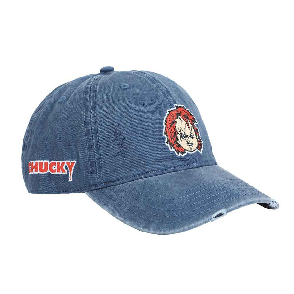 Chucky Embroidered & Distressed Hat